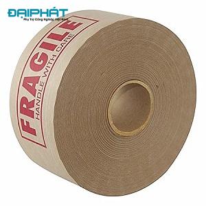 Băng keo giấy nâu Kraft thấm nước có chữ cảnh báo IPG Fragile Tape 2 BMA VIETNAM.COM WATER ACTIVATED TAPE FRAGILE TAPE 1679497840