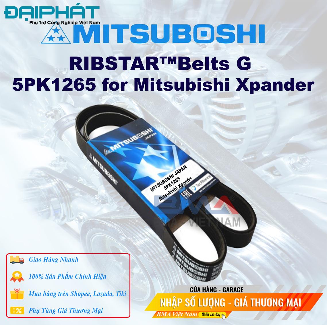 Dây curoa Mitsuboshi 5PK1265 cho Mitsubishi Xpander 3 Day20curoa20Mitsuboshi205PK126520cho20Mitsubishi20Xpander BMA20Viet20Nam 1675927382
