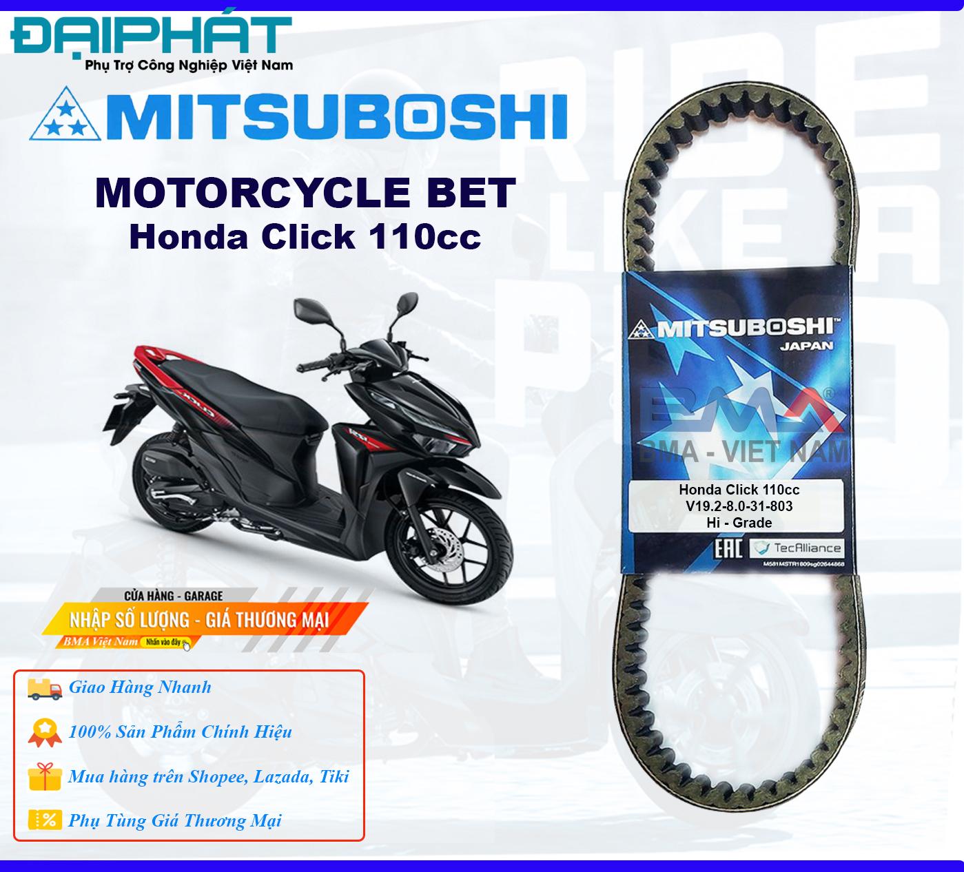 Dây curoa Mitsuboshi cho Honda CLICK 110cc 3 Honda20Click20110cc20 20BMA20Viet20Nam 1676086763