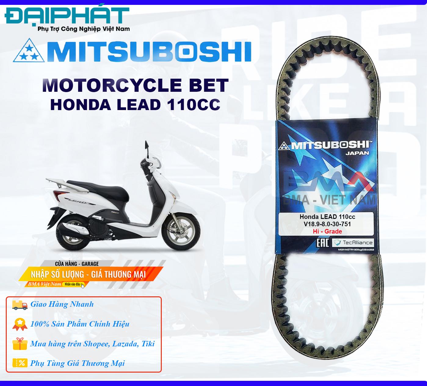 Dây curoa Mitsuboshi cho Honda LEAD 110cc 3 Honda20LEAD2011020 20BMA20Viet20Nam 1676086734