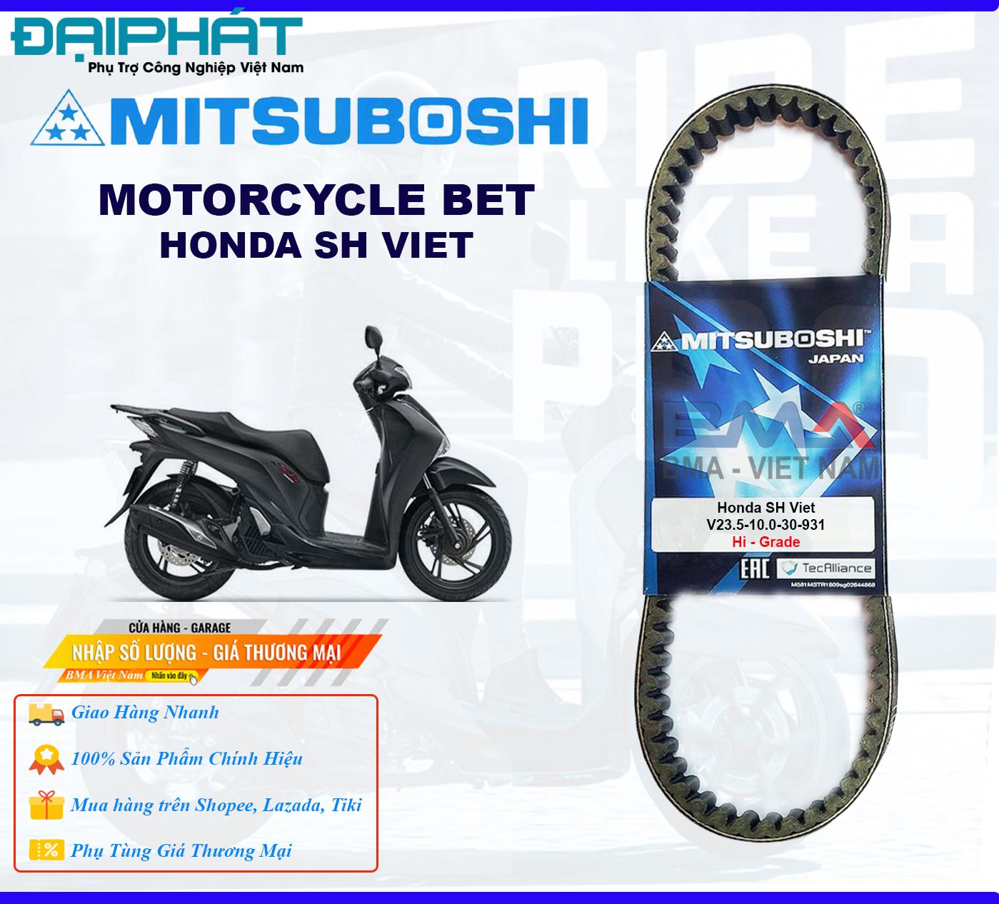 Dây curoa Mitsuboshi cho Honda SH Việt 3 Honda20SH20Viet2011020 20BMA20Viet20Nam 1676086632