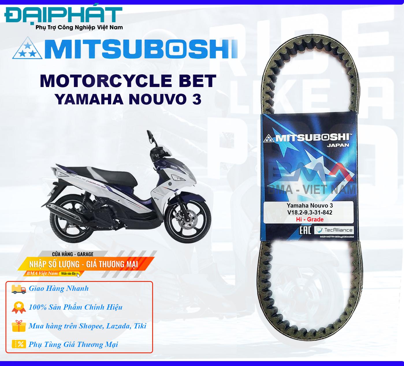 Dây curoa Mitsuboshi Nhật Bản cho Yamaha Nouvo3 3 Yamaha20Nouvo20320 20BMA20Viet20Nam 1676086866