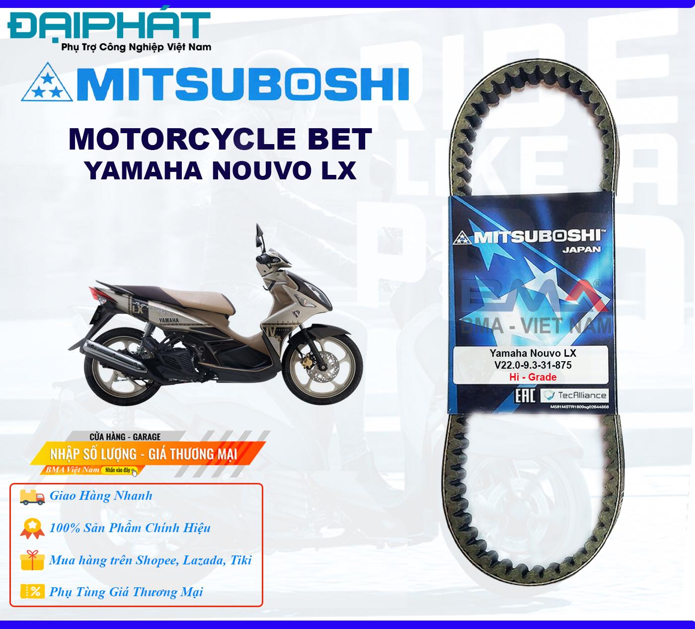 Dây curoa Mitsuboshi cho Yamaha NOUVO LX 3 Yamaha20Nouvo20LX20 20BMA20Viet20Nam 1676086830