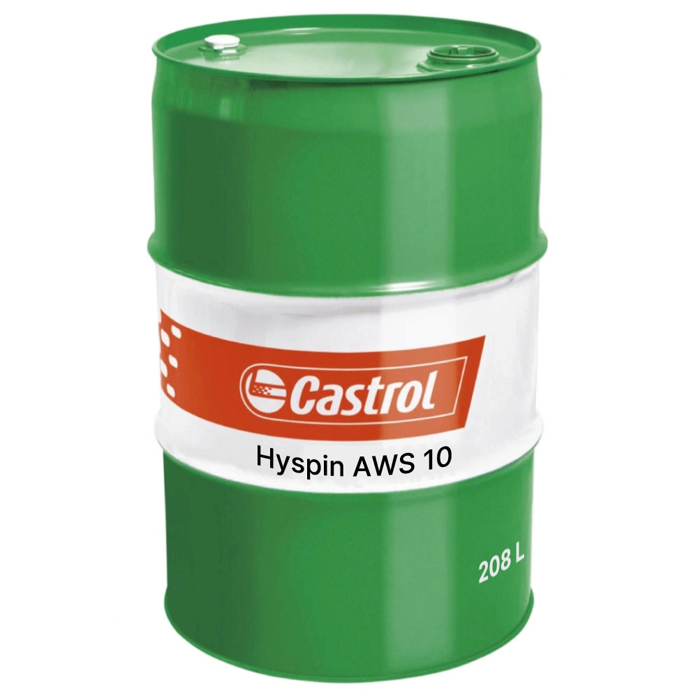 Dầu thủy lực chống mài mòn Castrol Hyspin AWS 10 HLP - 208l