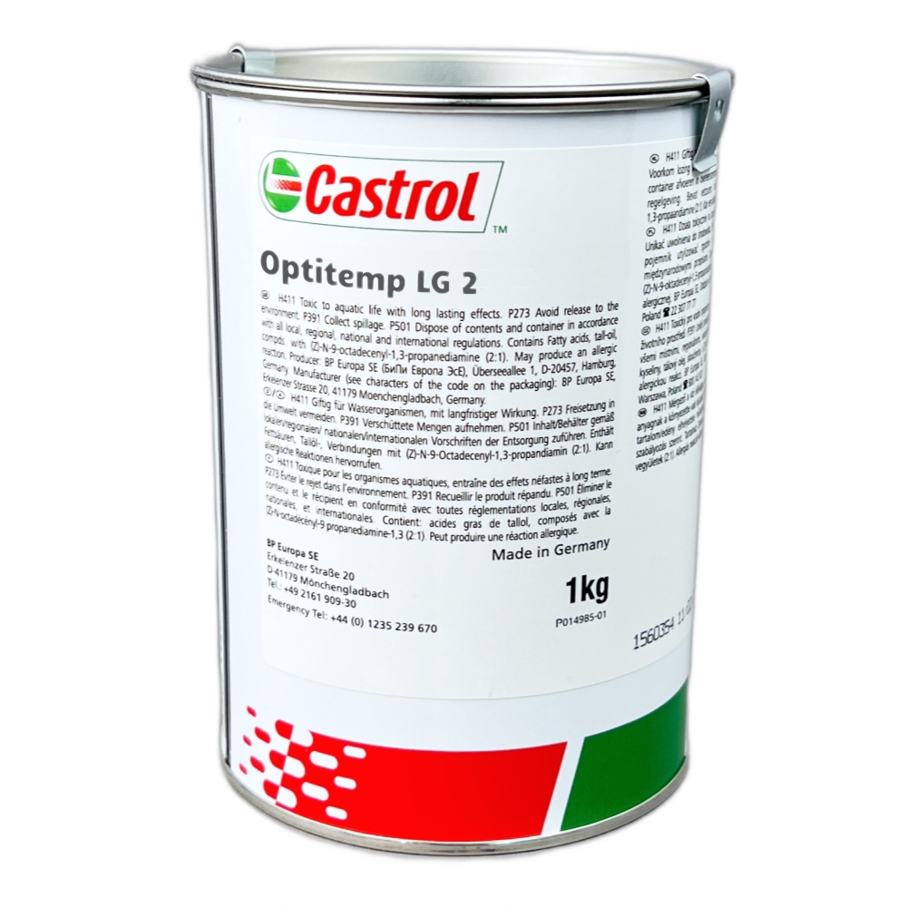 Mỡ bôi trơn chịu nhiệt độ thấp Castrol Optitemp LG 2 hộp 1kg