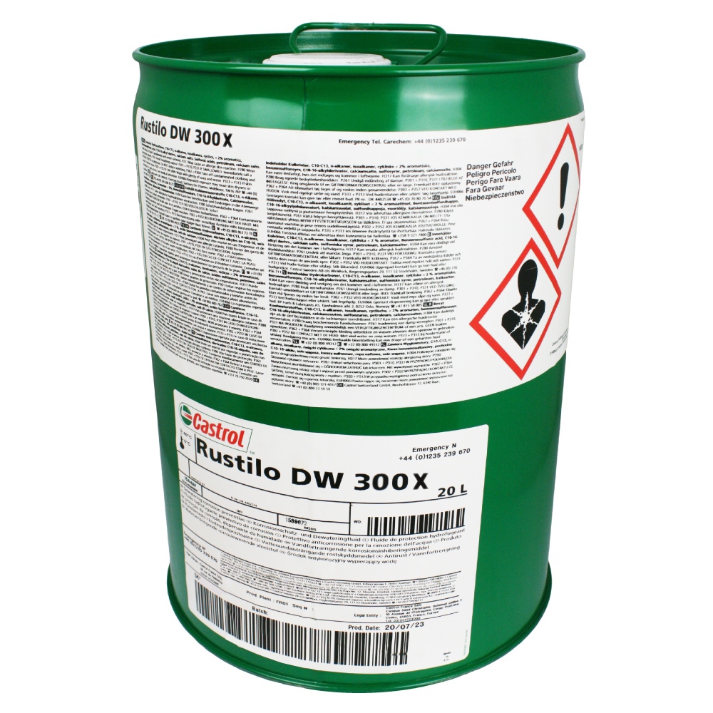 Castrol Rustilo DW 300 X Chất chống ăn mòn tách nước can 20 lít
