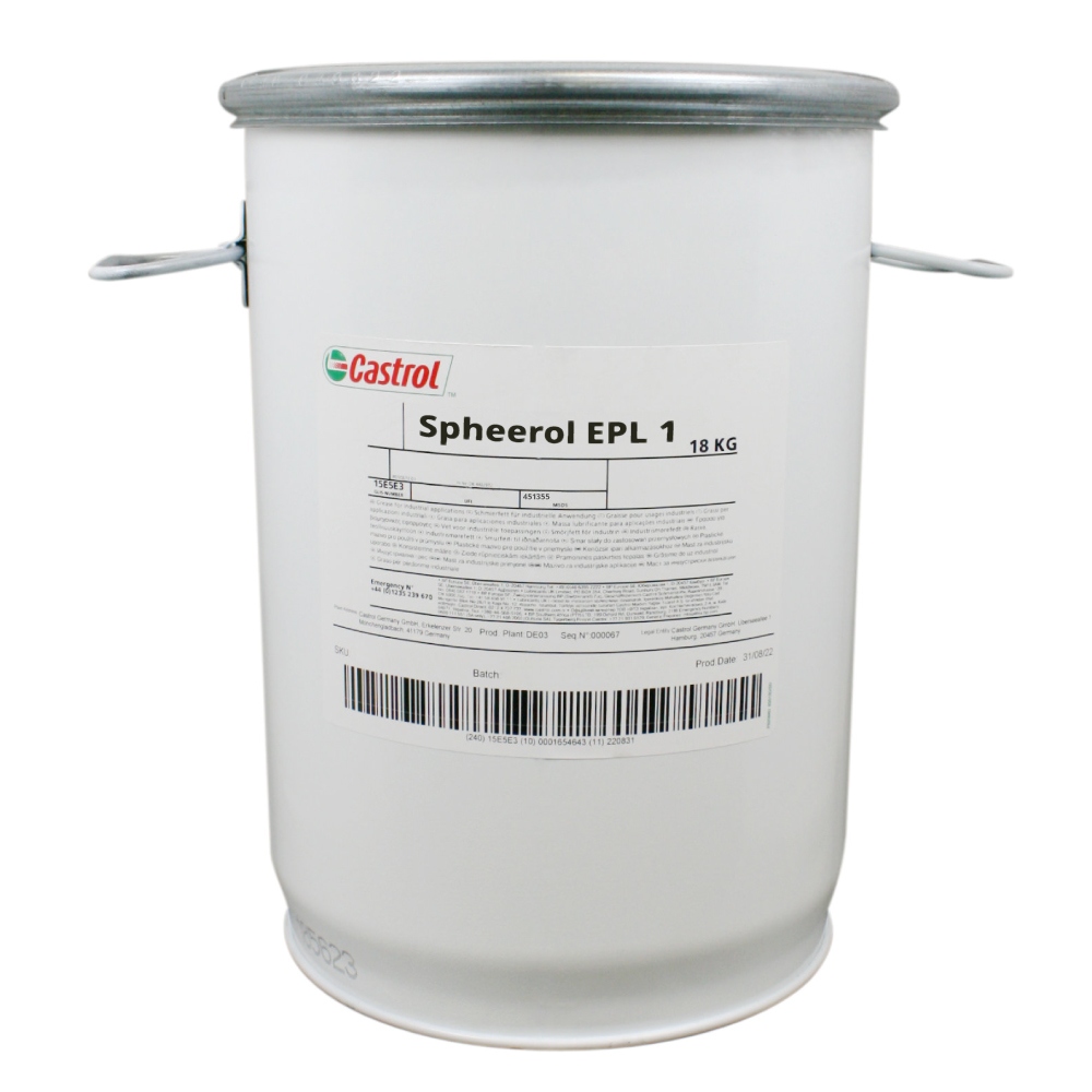 Mỡ bôi trơn cực áp đa năng Castrol Spheerol EPL 1 18kg