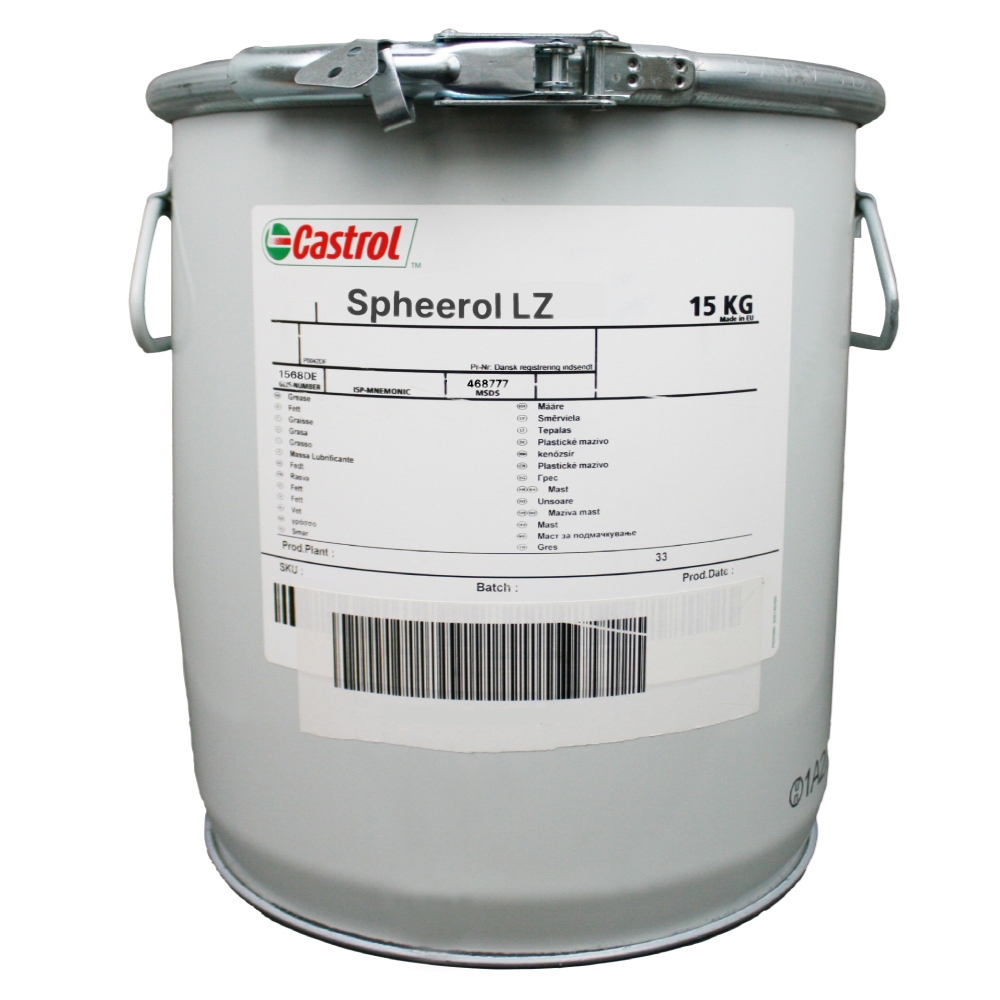Mỡ bôi trơn đa năng dài hạn Castrol Spheerol LZ xô 15kg