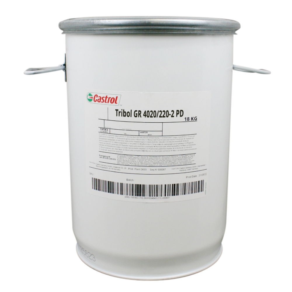Mỡ bôi trơn vòng bi hiệu năng cao Castrol Tribol GR 4020/220-2 PD 18kg