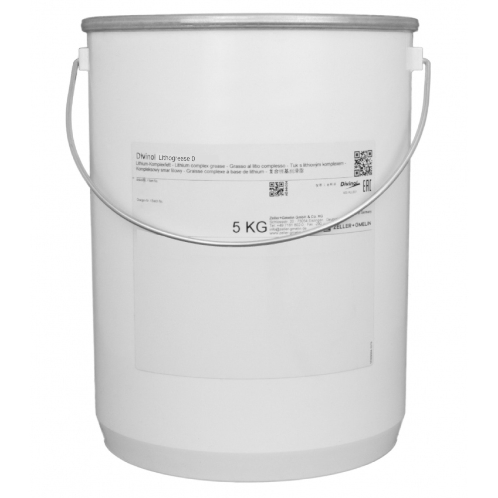 Mỡ bôi trơn bánh răng Divinol Lithogrease 0 NLGI-0 - 5kg