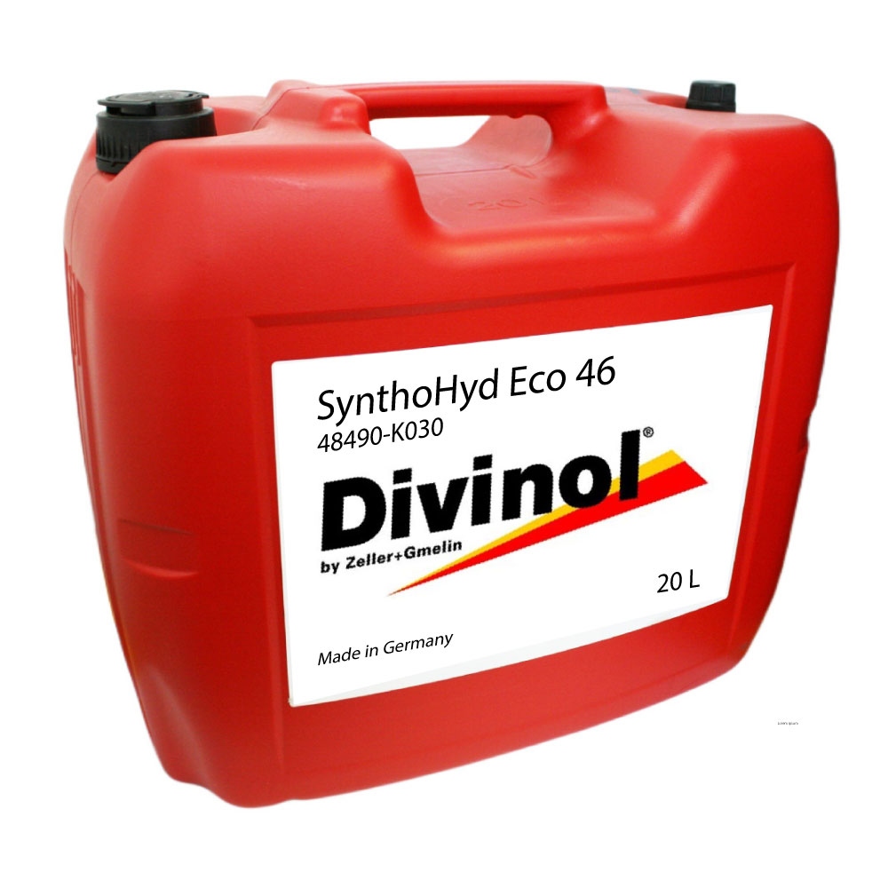 Dầu thủy lực sinh học đa cấp Divinol SynthoHyd Eco 46 HVLP / HEPR 20L