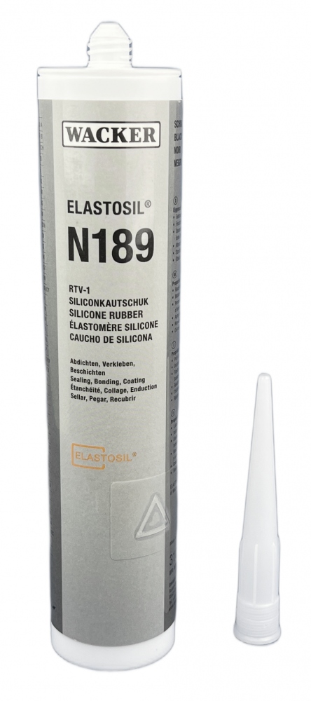 Keo Silicone Elastosil N189 RTV-1 màu đen dạng tuýp 310ml