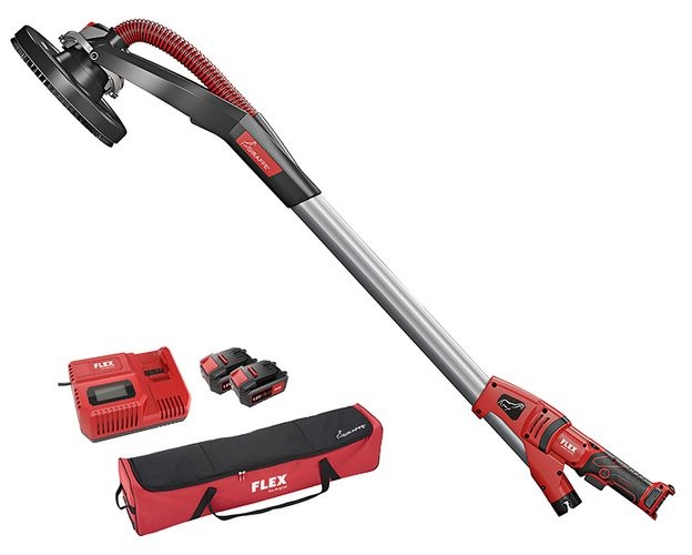Máy chà nhám tường dùng pin Flex 504.068 Giraffe GE MH 18 / 5.0 Đầu chà nhám quỹ đạo lệch tâm
