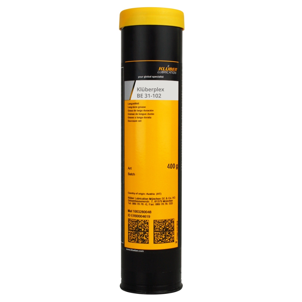 Mỡ bôi trơn Klüberplex BE 31-102 cho các yêu cầu khắc nghiệt, tuýp 400g