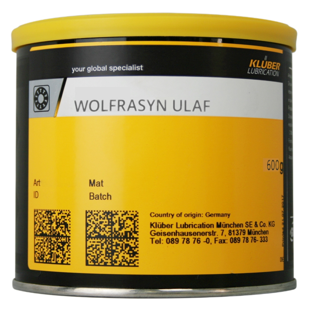 Mỡ chì chịu nhiệt độ cao Klüber WOLFRASYN ULAF hộp 600g
