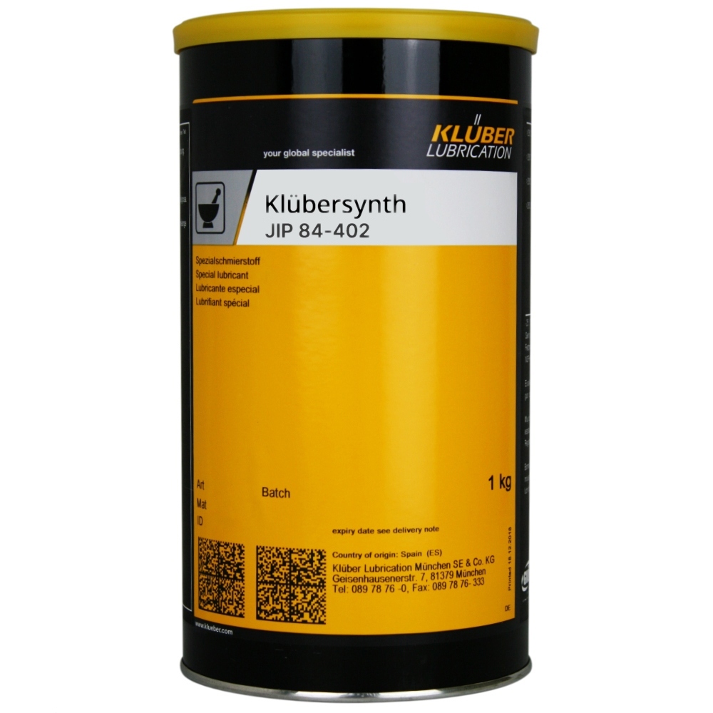 Klübersynth JIP 84-402 Mỡ bôi trơn đặc biệt cho khớp cầu lon 1kg