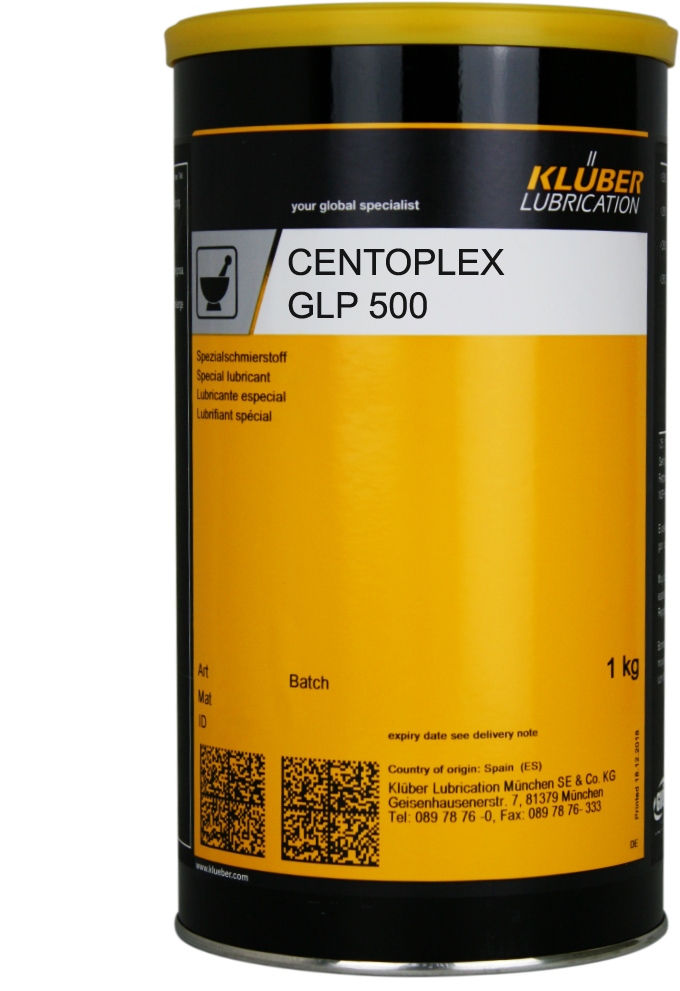 Mỡ bôi trơn đa năng dạng lỏng Klüber CENTOPLEX GLP 500, hộp 1kg