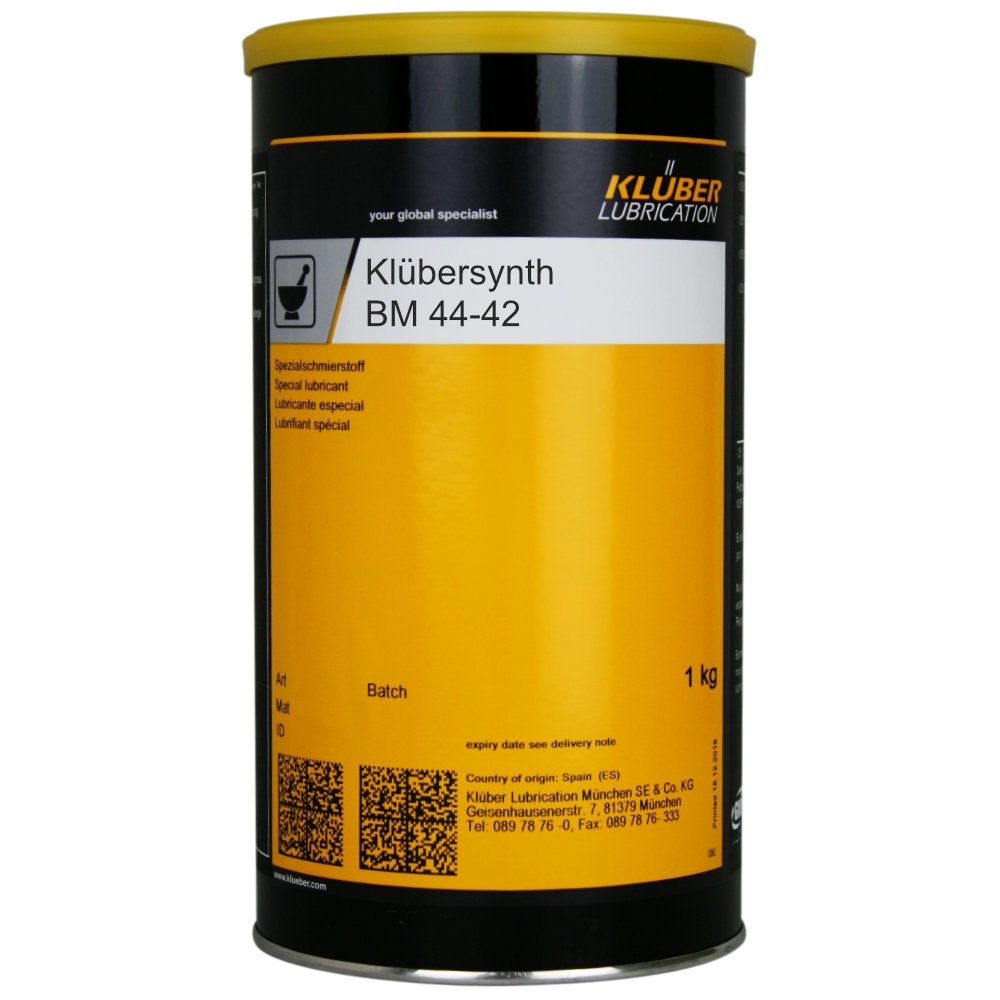 Mỡ bôi trơn dài hạn Klübersynth BM 44-42 hộp 1kg