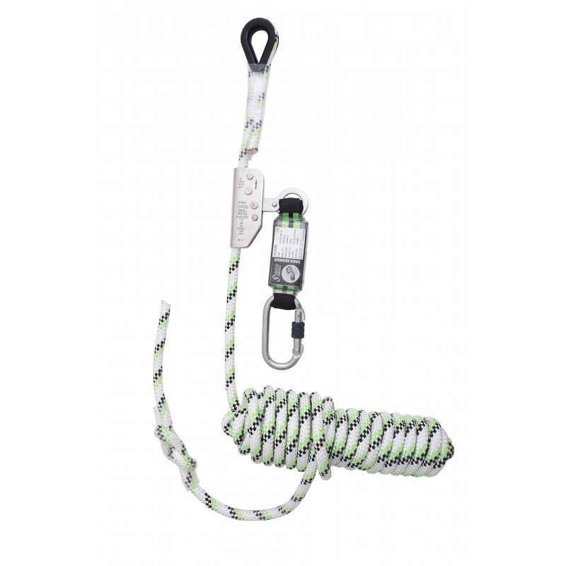 Thiết bị chống rơi kiểu dẫn hướng Kratos FA2010210 trên Dây thừng Kernmantle 10 m