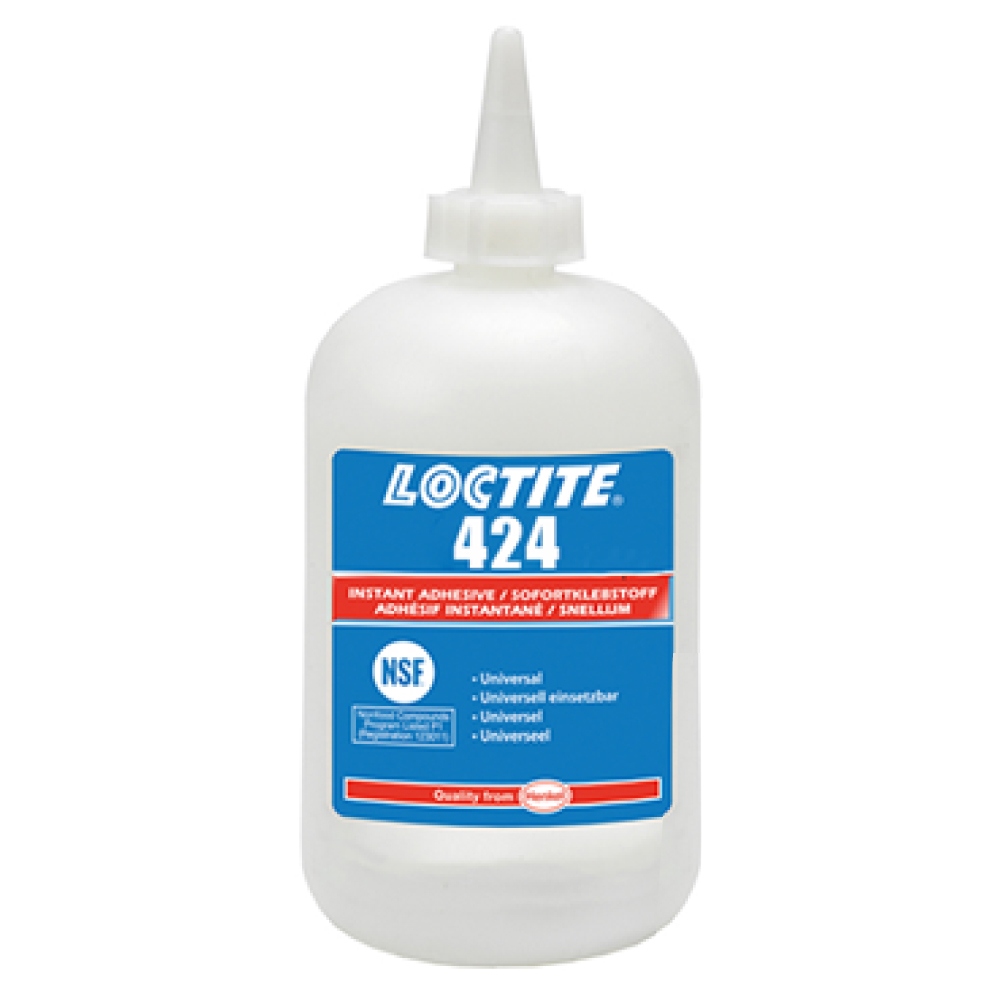 Keo dán nhanh Loctite 424 gốc ethyl trong suốt chai 500g
