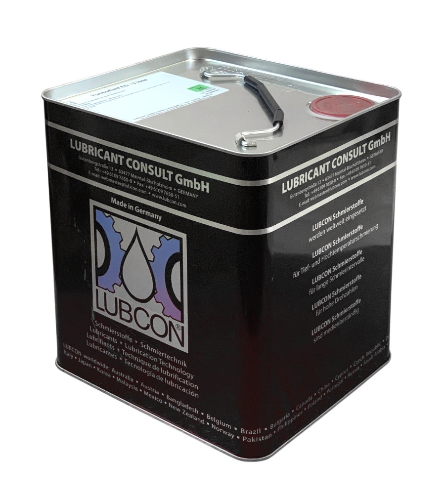 Lubcon Turmofluid 40B Dầu xích tổng hợp ổn định nhiệt 20L