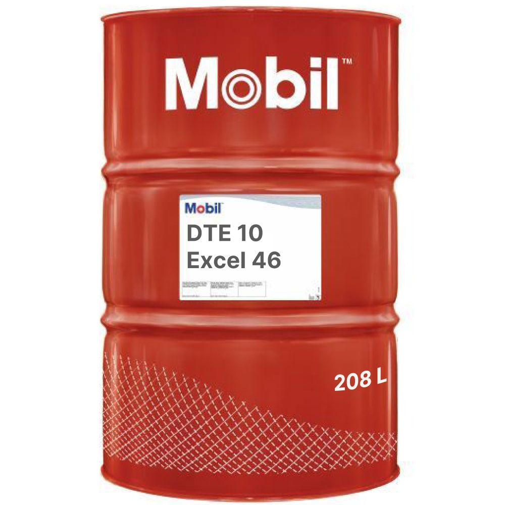Dầu thủy lực chống mài mòn Mobil DTE 10 Excel 46 phân loại HVLP phuy 208L
