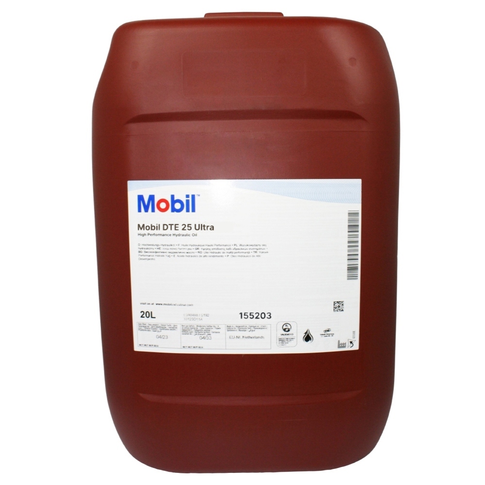 Dầu thủy lực hiệu suất cực cao Mobil DTE 25 Ultra ISO VG 46 - 20L