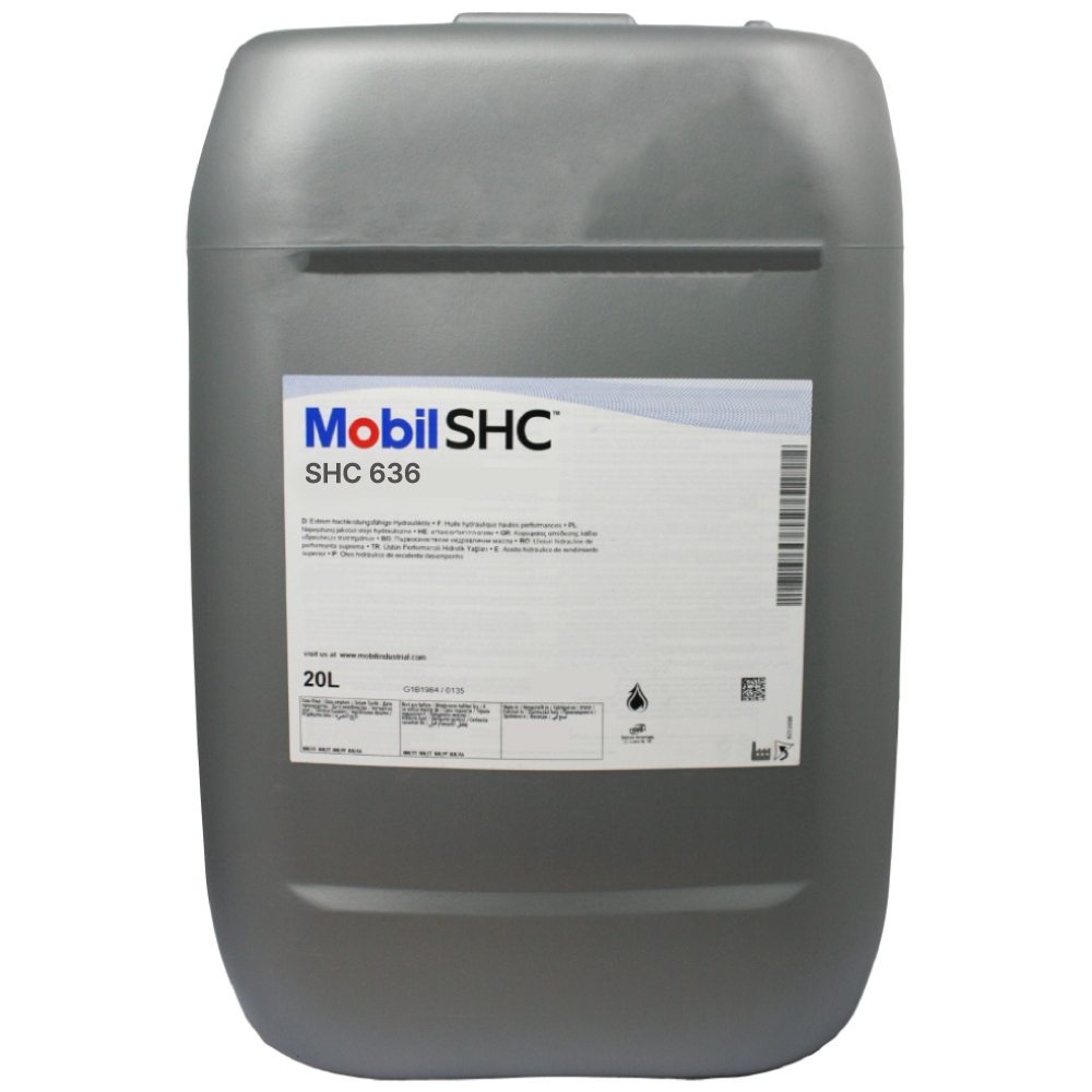 Dầu bánh răng và vòng bi Mobil SHC 636 độ nhớt ISO VG 680, can 20 lít