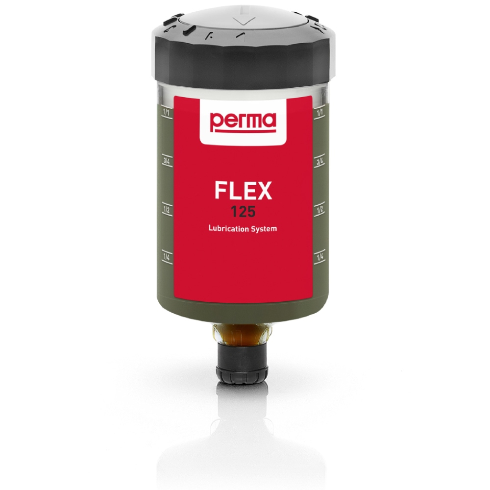 Thiết bị bôi trơn tự động Perma FLEX M125 nạp sẵn mỡ chịu nhiệt độ cao SF05