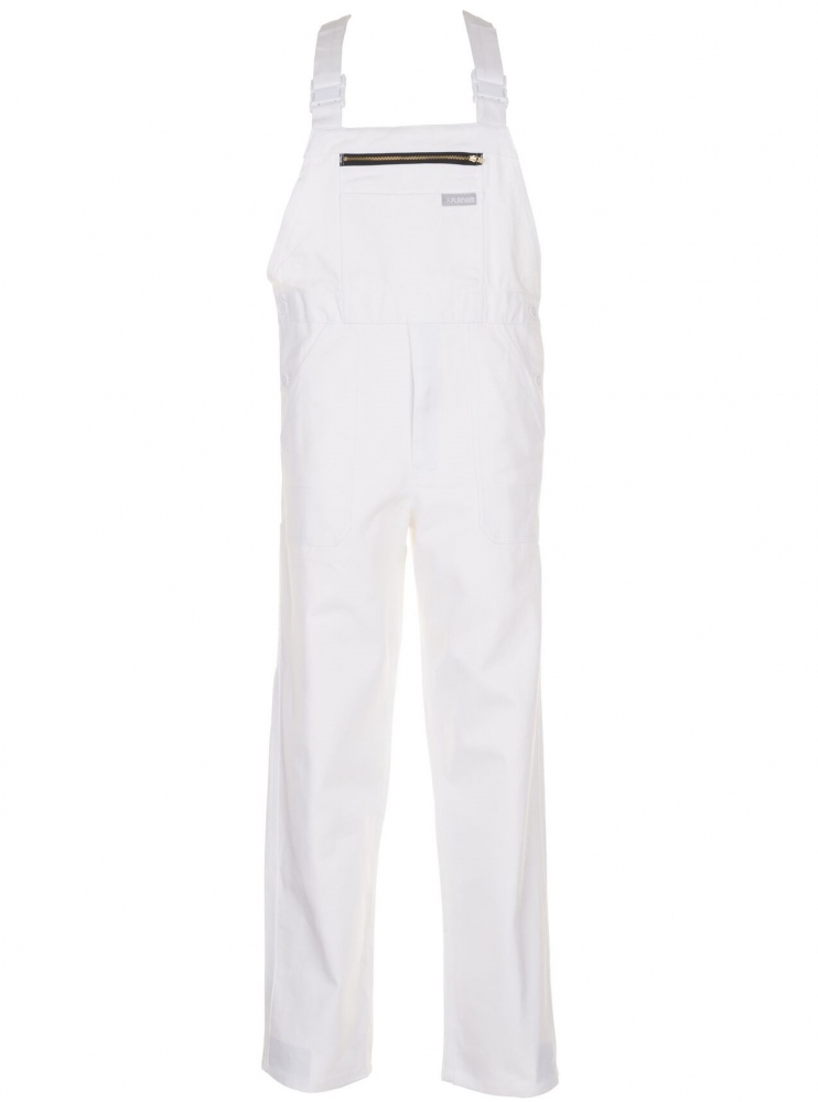 Quần yếm bảo hộ lao động Planam 0125/290 BW màu trắng tinh size 46