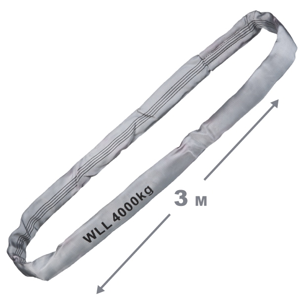Dây cẩu tròn Tector 84526 màu xám 4000kg - 3m