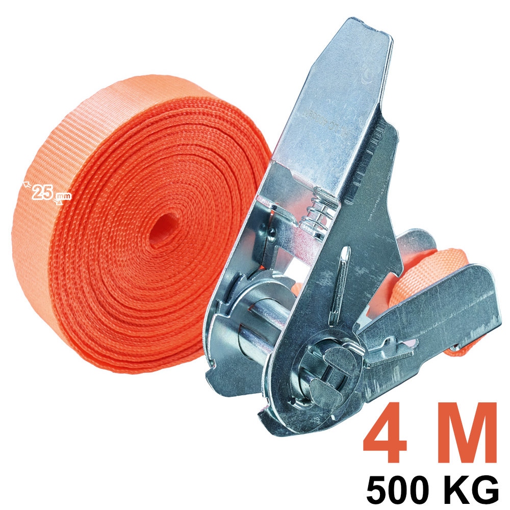 Dây tăng đơ chằng hàng Tector 84502/4M 500kg, 25mm x 4m