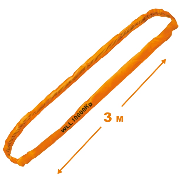 Dây cẩu tròn Tector 84534 màu cam 10 tấn - 3m